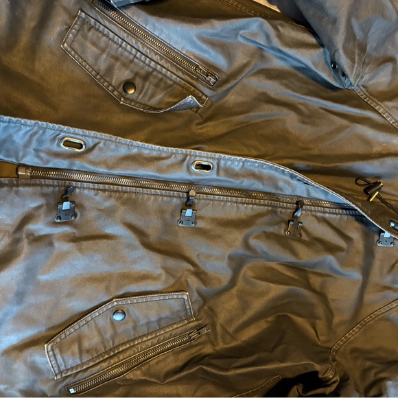 MADEWELL WOMAN’S BLACK WAXED COTTON FIREMAN HOOK JACKET - Picture 2 of 9